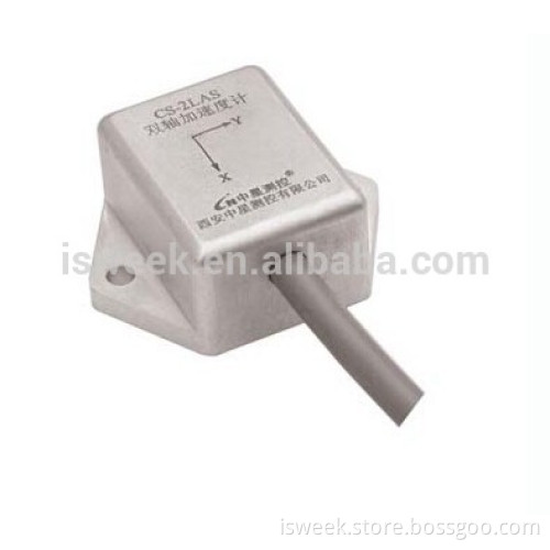 Measuring range 2g Resolution:0.005 g/0.001 g Dual Axis Accelerometer